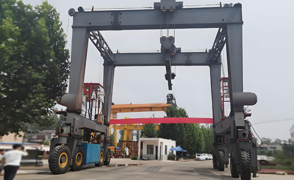 Double Girder Rubber Tyred Gantry Crane