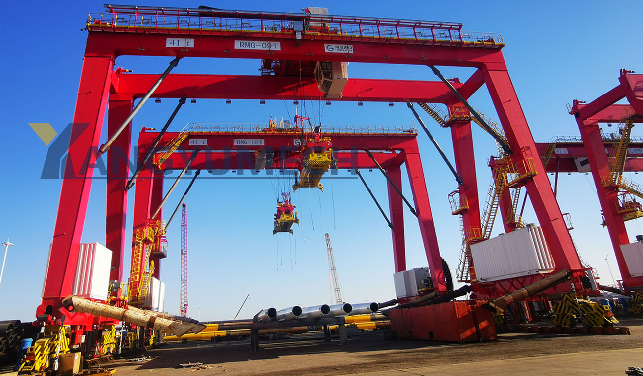 Rail mounted container gantry cranes(RMG)
