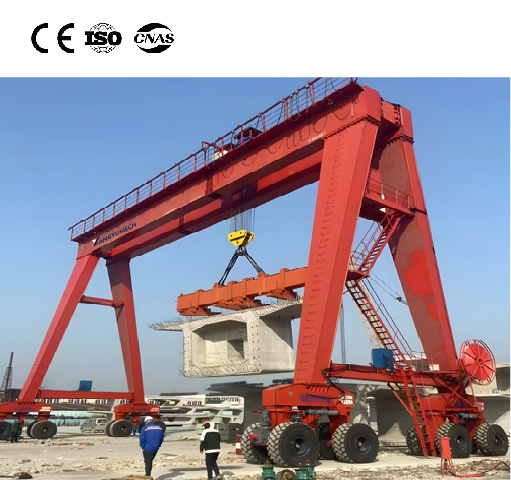 Double-girder tire crane
