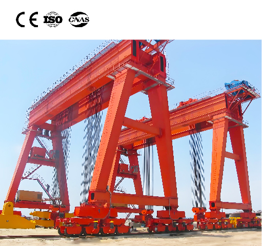Double-girder tire crane