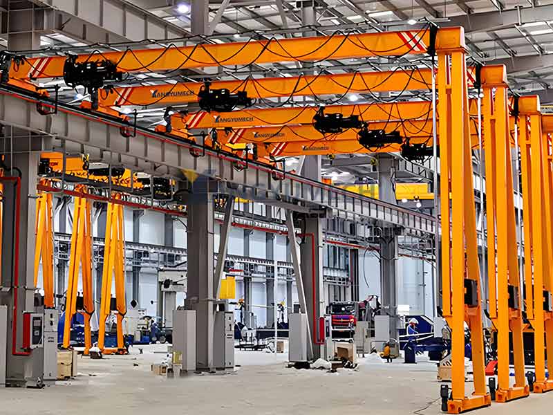 Semi-gantry-single-girder-crane-for-sale-2
